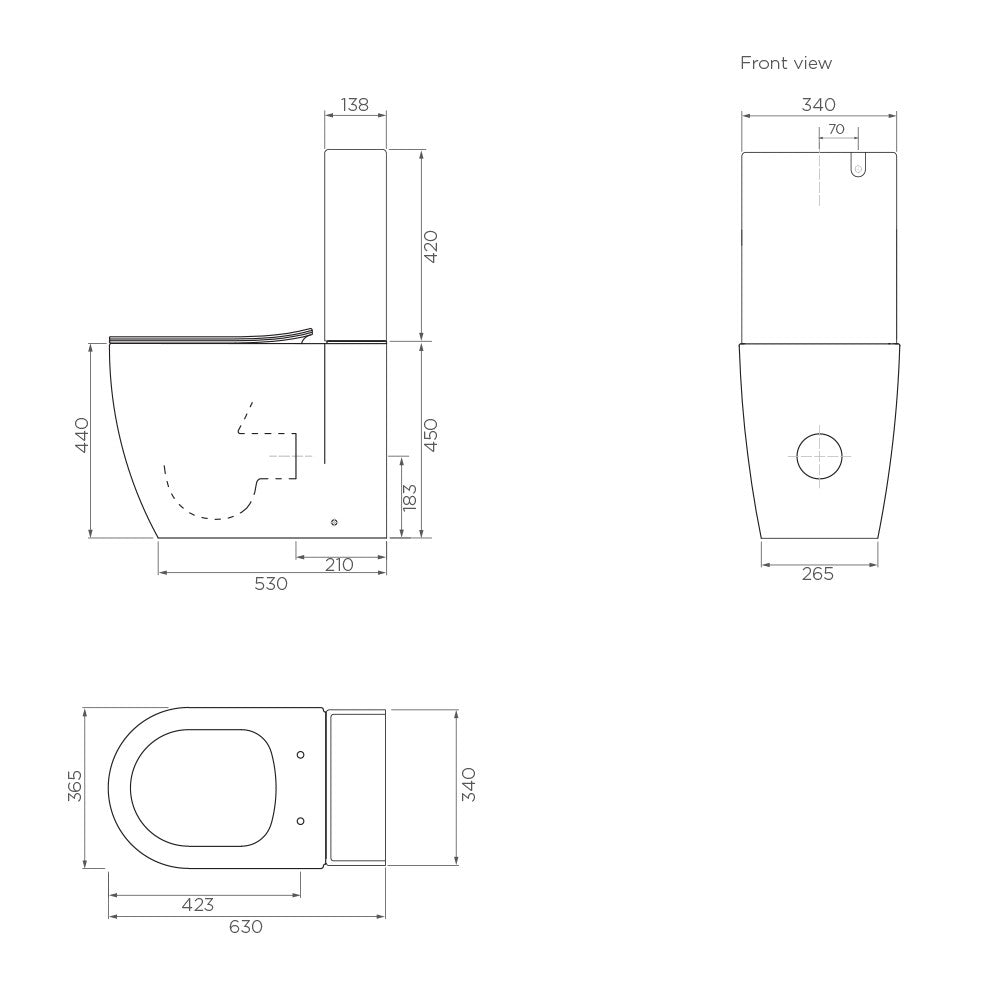 SynergiiOne BTW toilet suite
