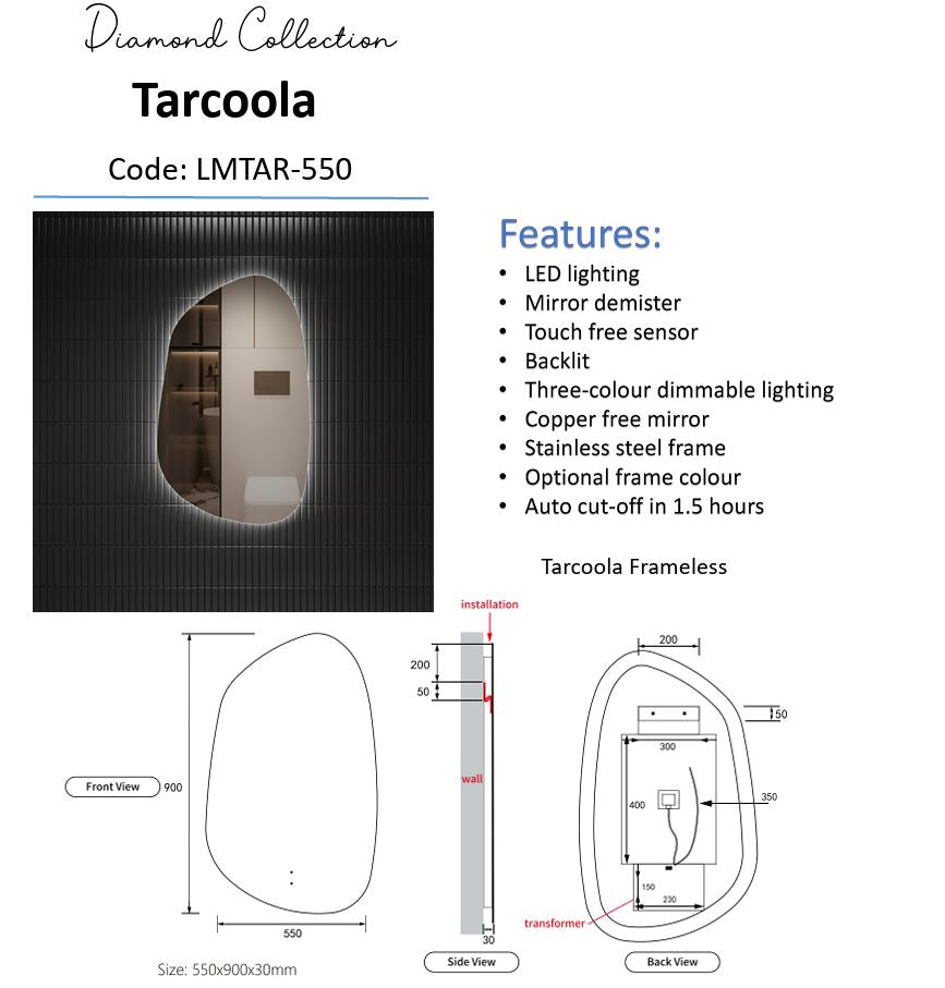 Aulic Tarcoola LED Mirror