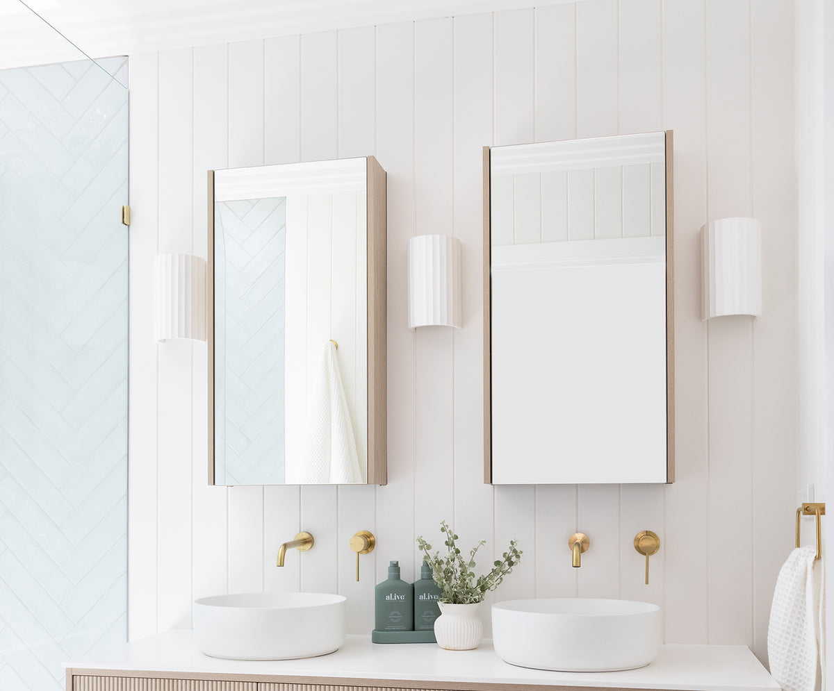 ADP Muse Mirrored Cabinets installed