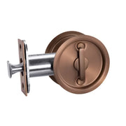 Lockwood Vivid Cavity Slider Door Handle Privacy Door Handle Set Satin Bronze
