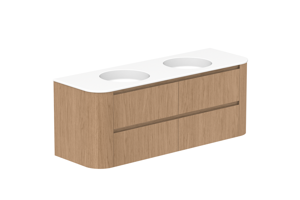 ADP Thea Curved Wall Hung Vanity