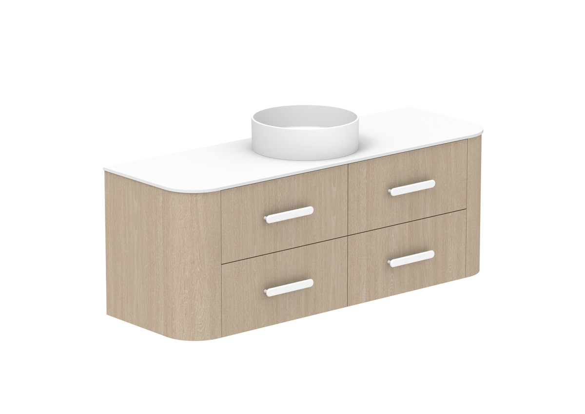 ADP Thea Curved Wall Hung Vanity