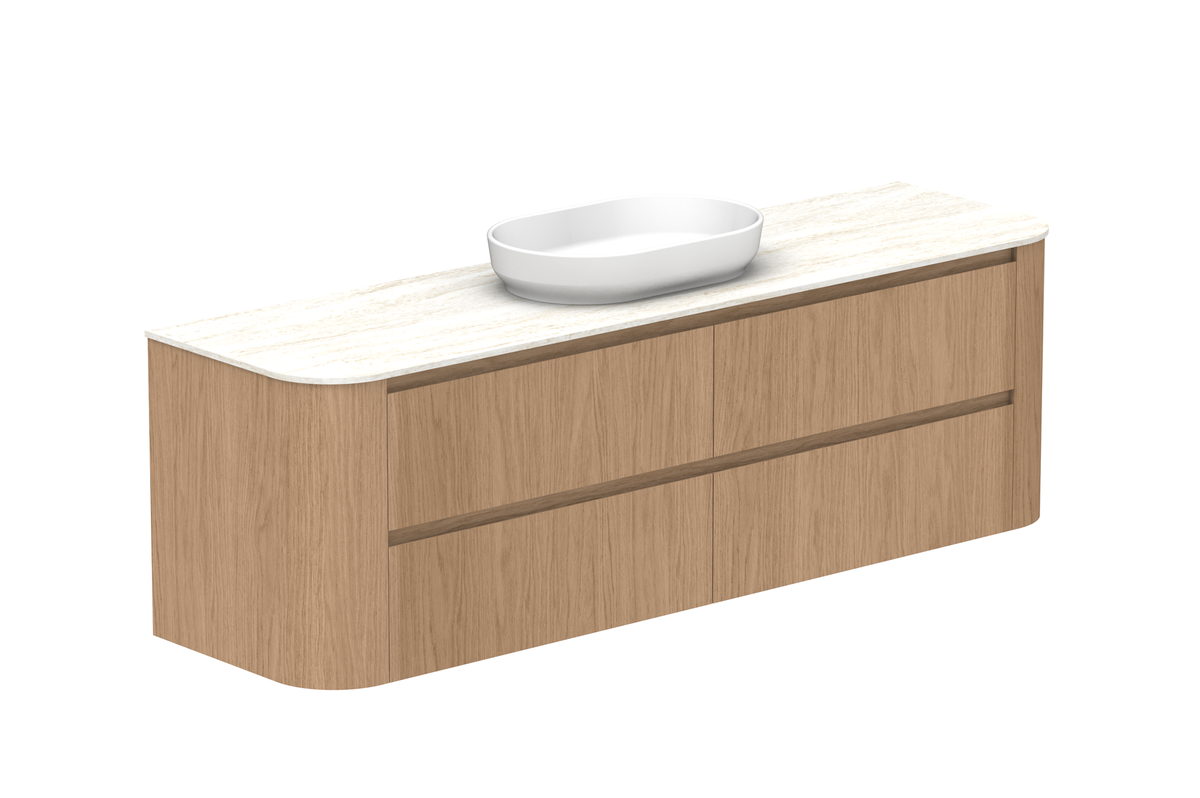 ADP Thea Curved Wall Hung Vanity