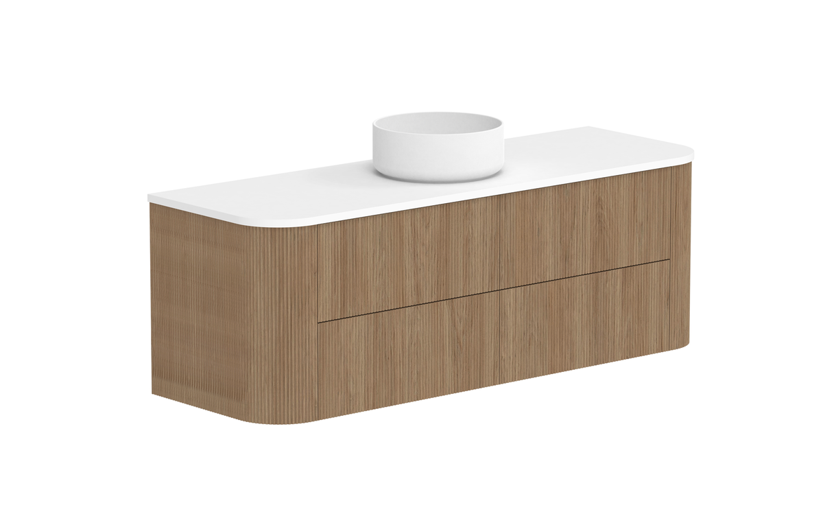 ADP Thirroul Curved Wall Hung Vanity
