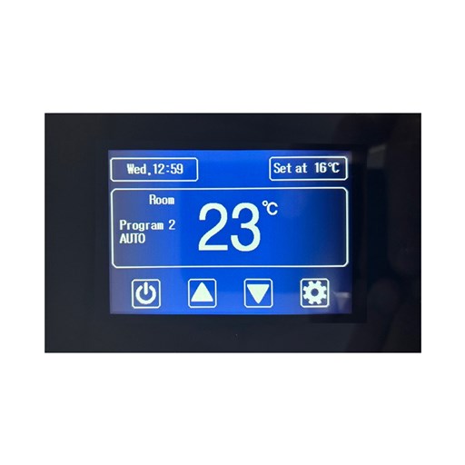 UNIVERSAL Touch Screen Thermostat Black -Vertical or Horizontal Orientation