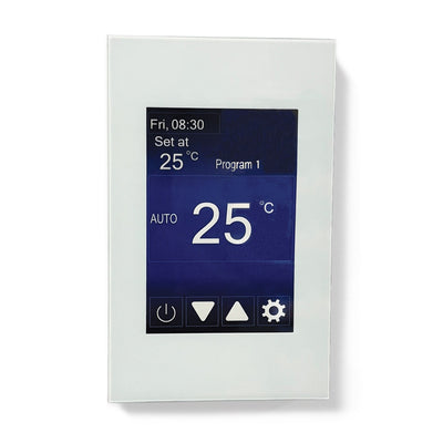 Premium UNIVERSAL Touch Screen Timer White -Vertical or Horizontal Orientation