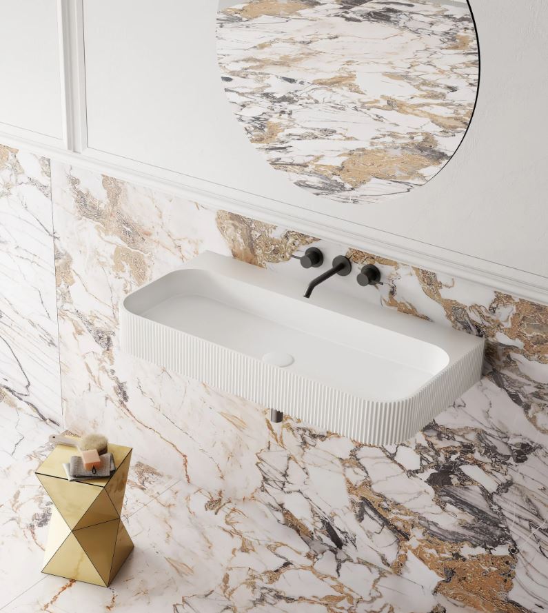 Cassa Design V-Groove Wall Hung Basin