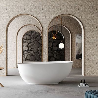 Vita High-Rise Bath Matte White