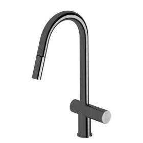 Sussex Felix Pull Out Mixer Brushed Smoke Gunmetal