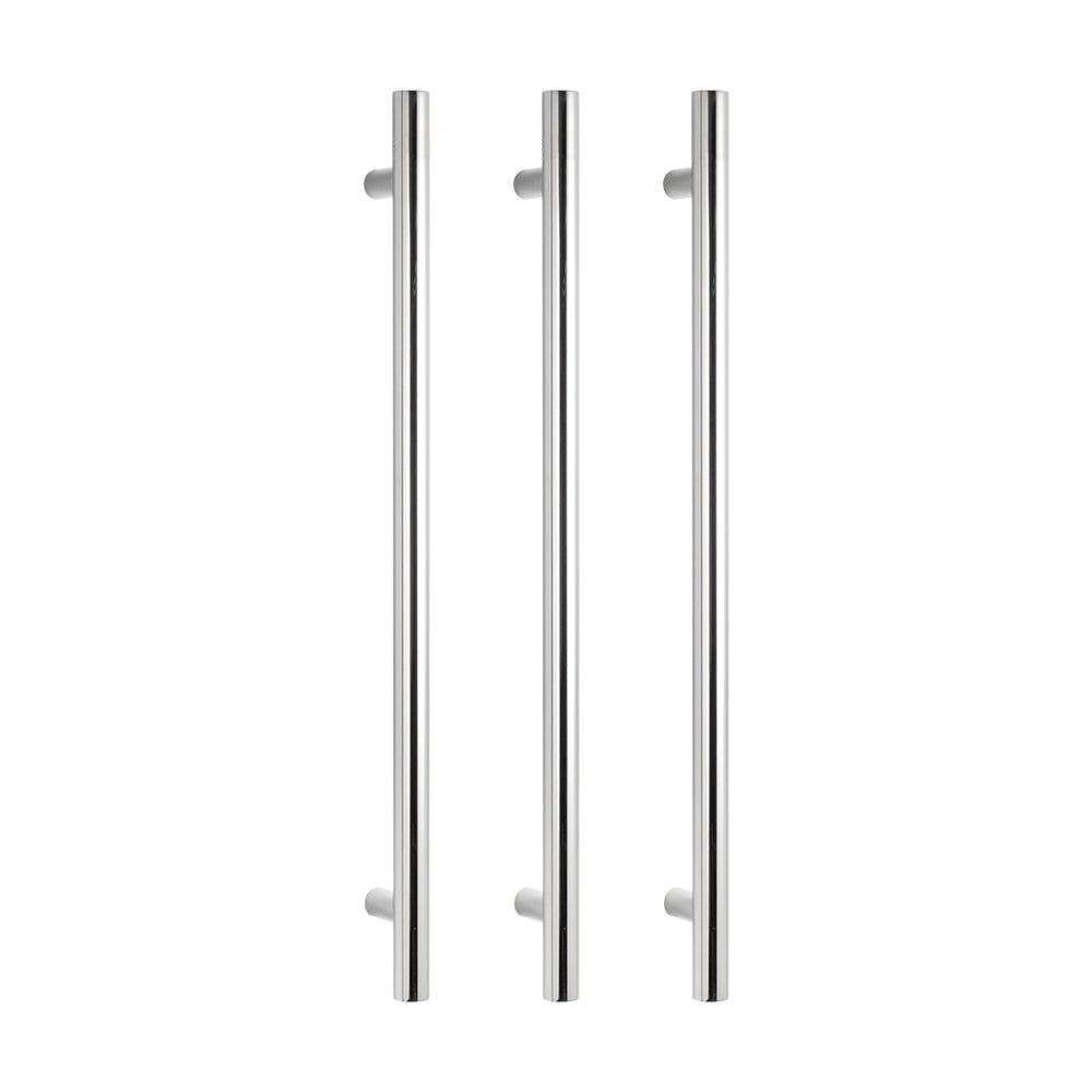 Radiant Vertical Heated Towel Rail Mirror Polished