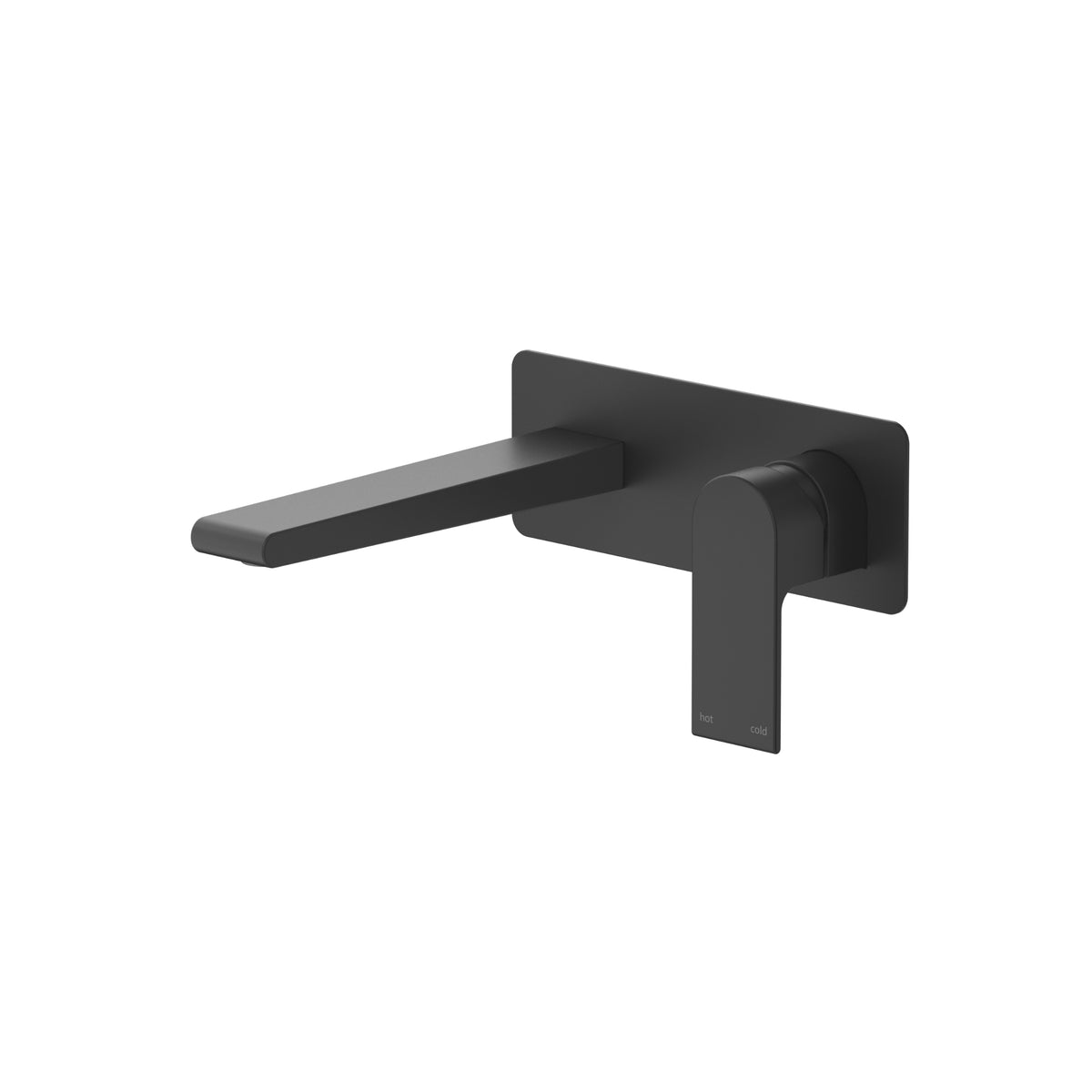 Bella Vista Beki Wall-Spout Combo - 1P - Trim Kit Only - Black