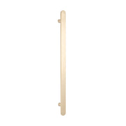 Non Heated Vertical flat bar towel rail 50 x 930mm WARM Brushed Nickel