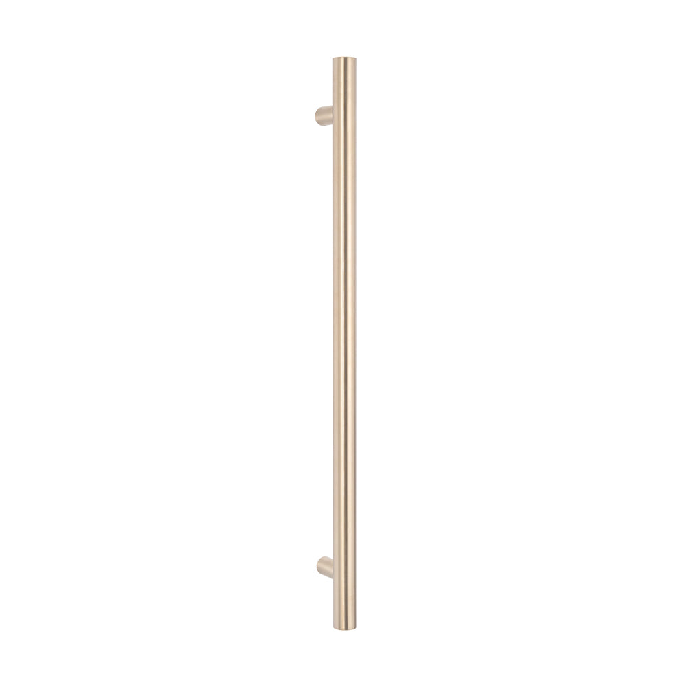Non Heated Vertical towel rail 40 x 950mm WARM Brushed Nickel