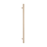 Non Heated Vertical towel rail 40 x 950mm WARM Brushed Nickel