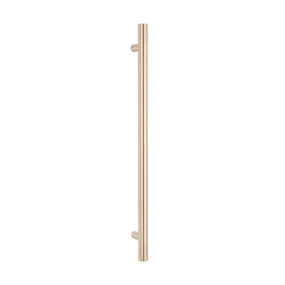 Radiant Non-Heated Vertical Towel Rail 40 x 950mm Warm Brushed Nickel