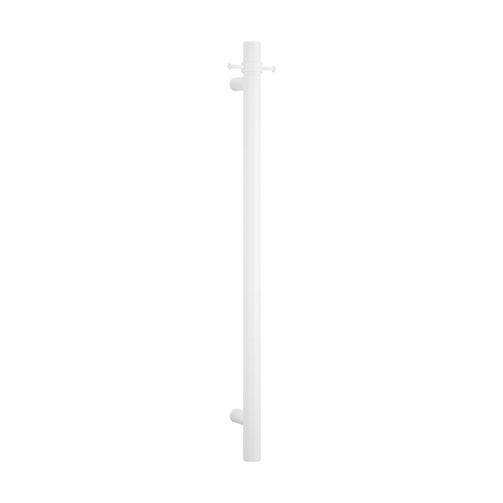 Non heated Vertical towel rail 40 x 950mm Matt White