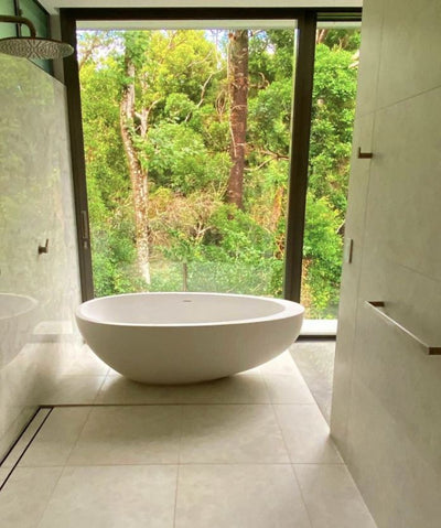 Pietra Bianca Whitney Freestanding Bath