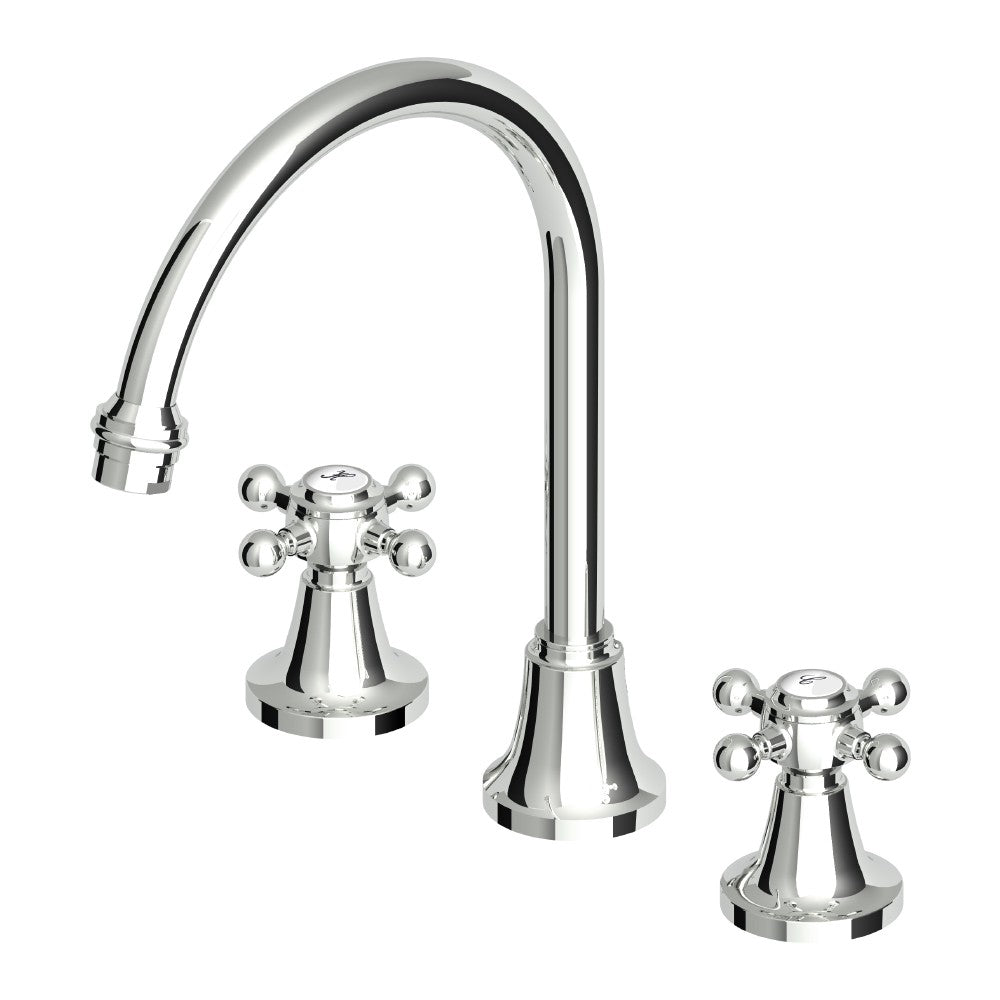 Agorà Basin Tap Set High Spout Chrome — Designer Bathware