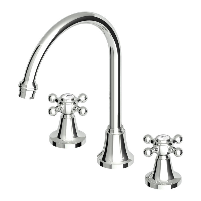 Agorà Basin Tap Set High Spout Chrome