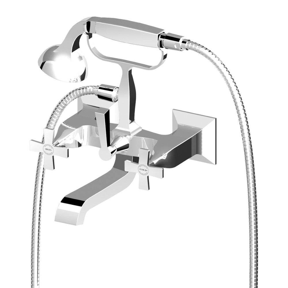 Bellagio Exposed Wall Mount Bath Tap Set