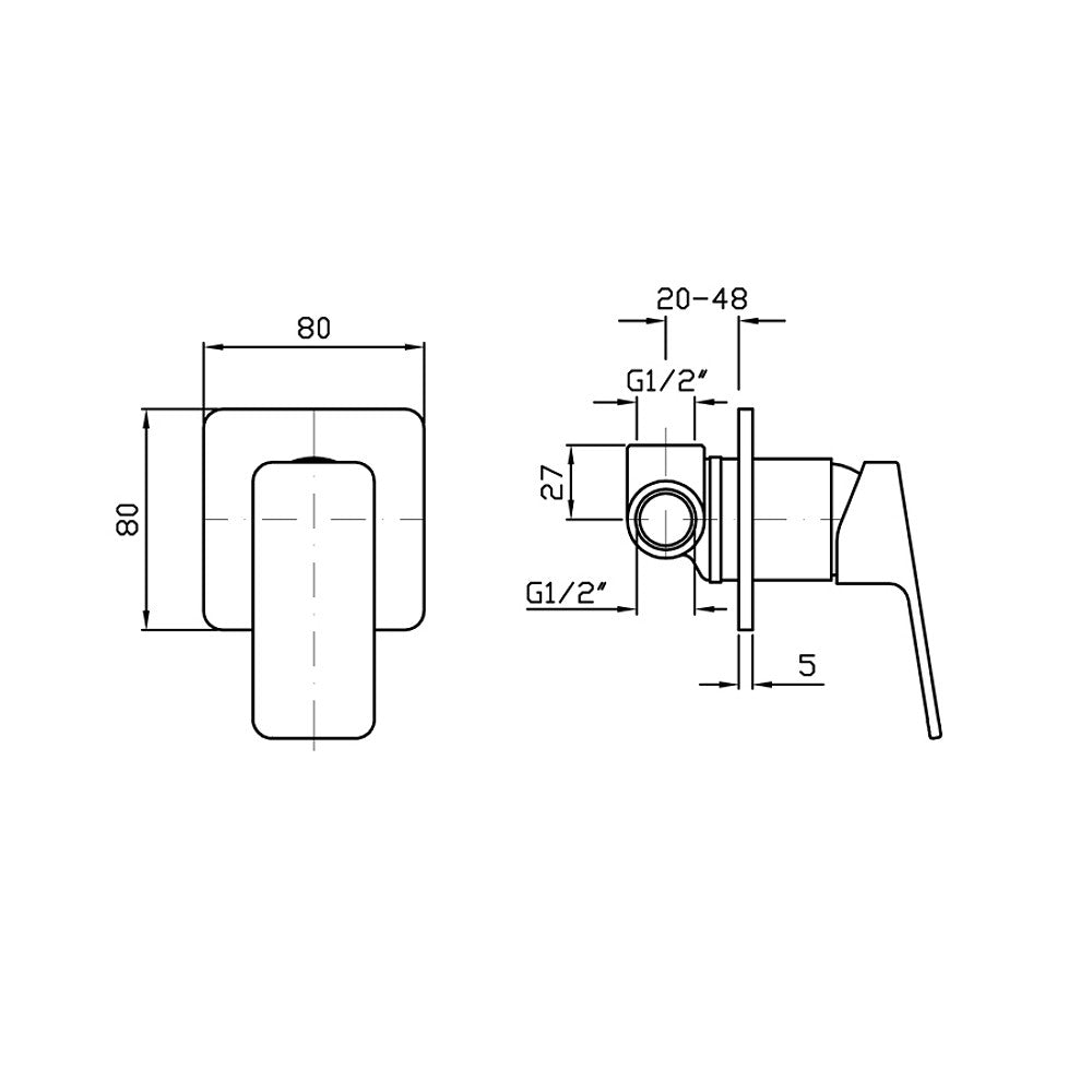 Jingle Shower Or Bath Mixer