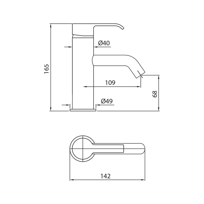 SUP Basin Mixer Chrome