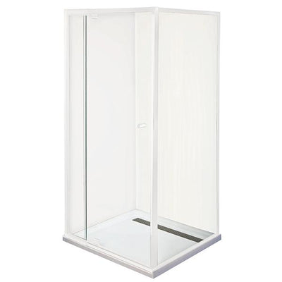 Smart  Pivot Shower Screen Front & Return M61180 White