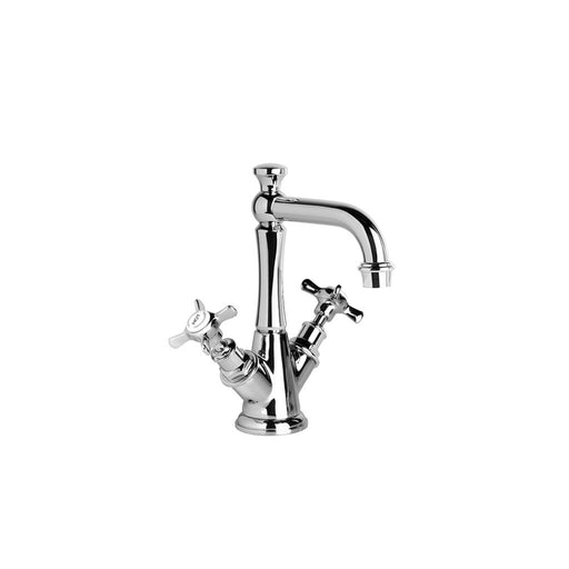 Brodware Neu England Basin Mixer with Cross Handles - Designer Bathware