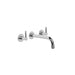 Brodware Yokato Wall Set with Cross Handles - Designer Bathware