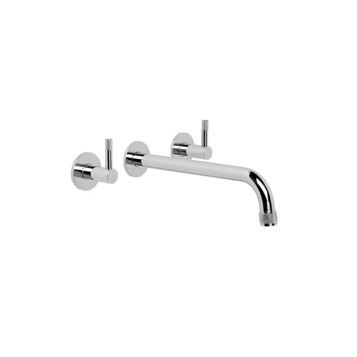 Brodware Yokato Wall Set with Knurled Lever - Designer Bathware