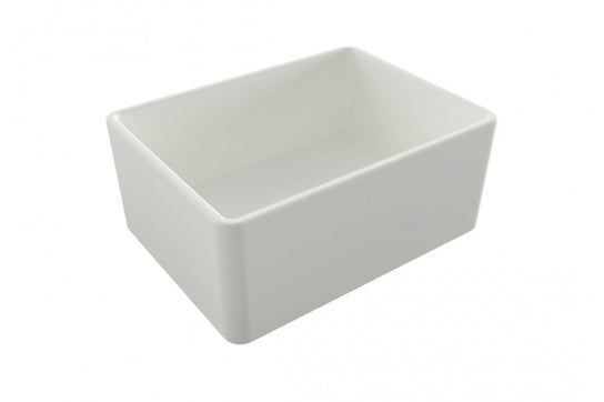 Novi 60 x 46 Fine Fireclay Matte White Butler Sink - Designer Bathware