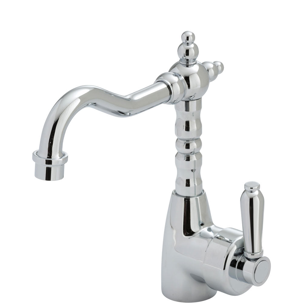 Eleanor Shepherds Crook Basin Mixer - Designer Bathware