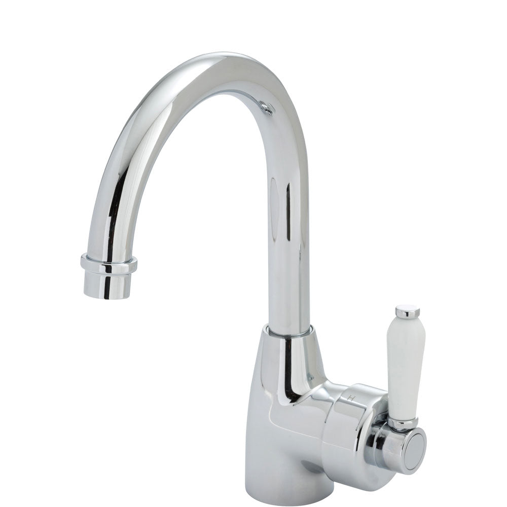 Eleanor Gooseneck Basin Mixer - Designer Bathware