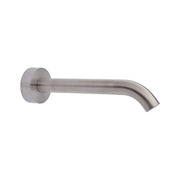 Kaya Fixed Bath/Basin Outlet 180mm Brushed Nickel