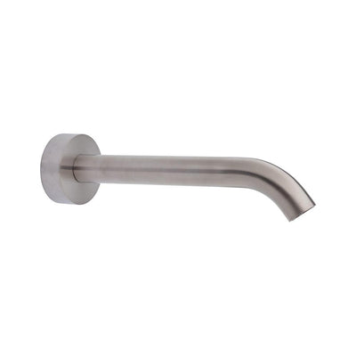Kaya Fixed Bath/Bath Spout 180mm Brushed Nickel