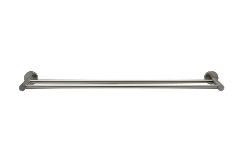 Round Double Towel Rail 600mm - Shadow - Designer Bathware