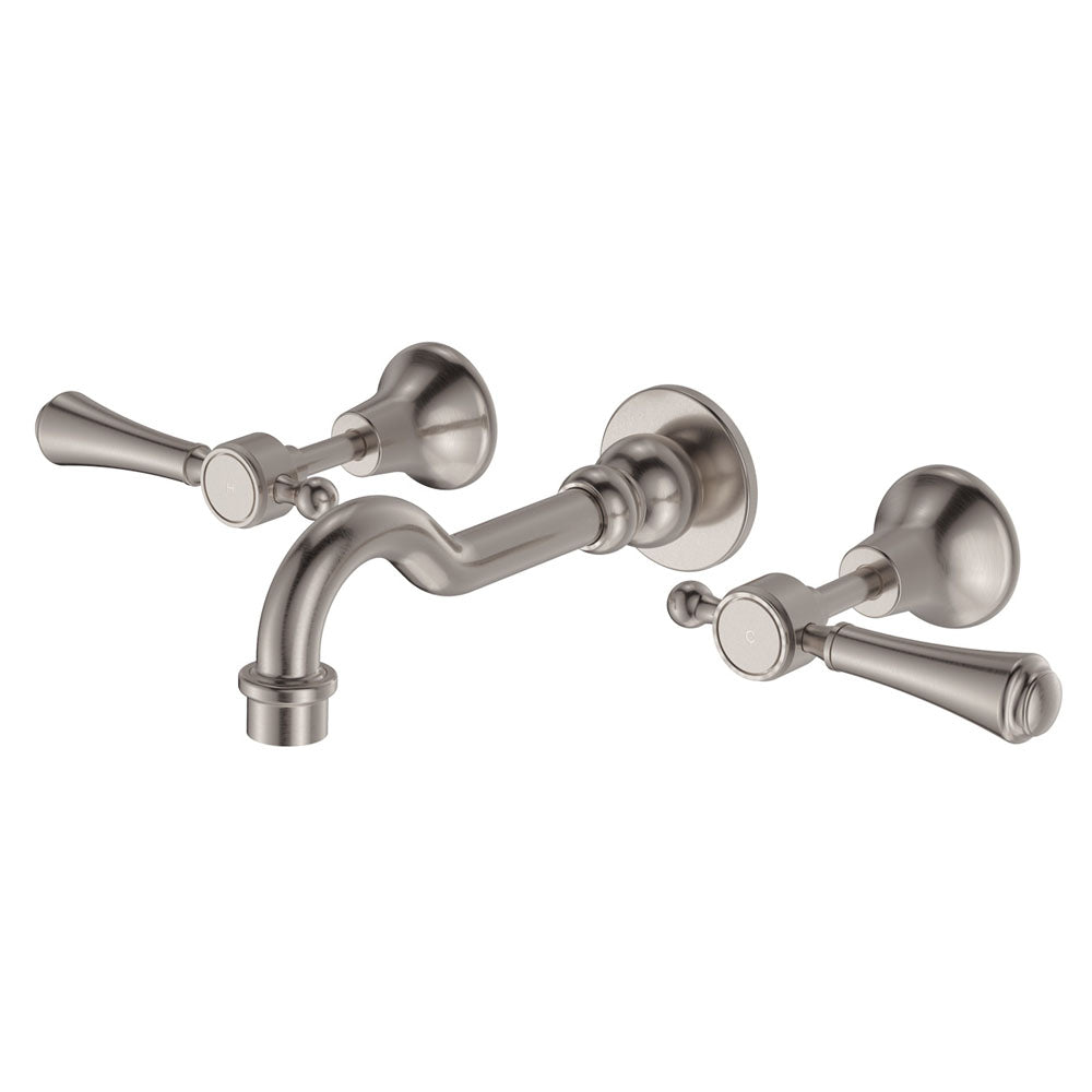 Lillian Lever Basin/Bath Wall Set - Designer Bathware