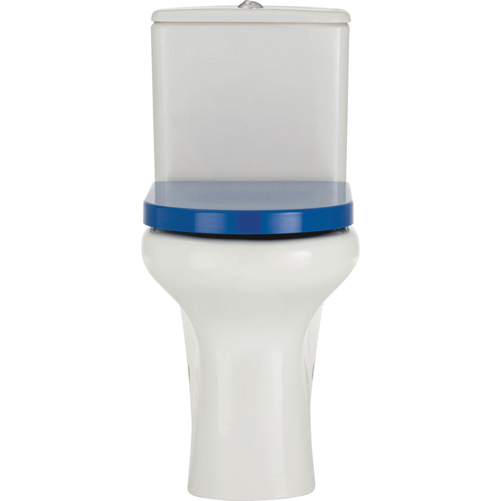 RAK Compact Back-to-Wall Toilet Suite, Blue - Designer Bathware