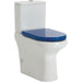 RAK Compact Back-to-Wall Toilet Suite, Blue - Designer Bathware
