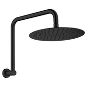 Kaya Gooseneck Shower Arm Set Matte Black