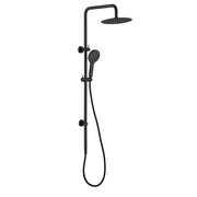 Kaya Twin Shower Rail with Handheld Matte Black