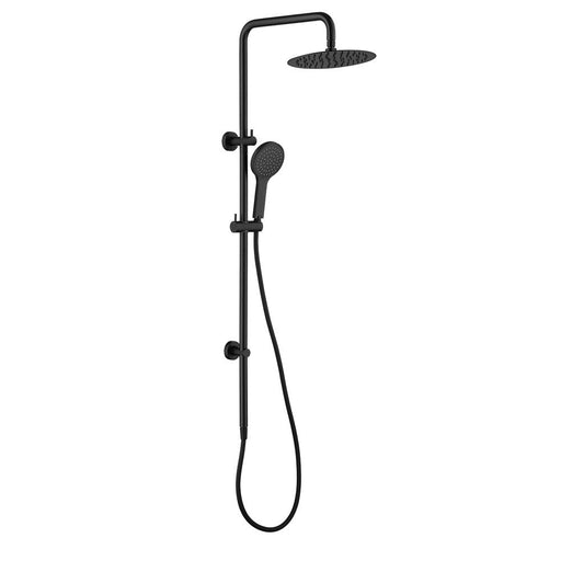 Kaya Twin Shower Rail with Handheld Matte Black