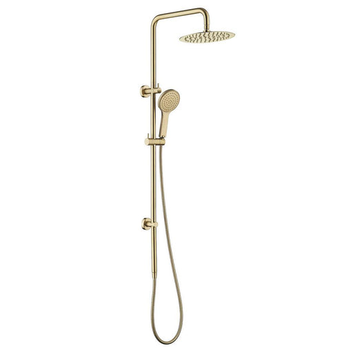 Kaya Twin Shower Rail with Handheld Urban Brass