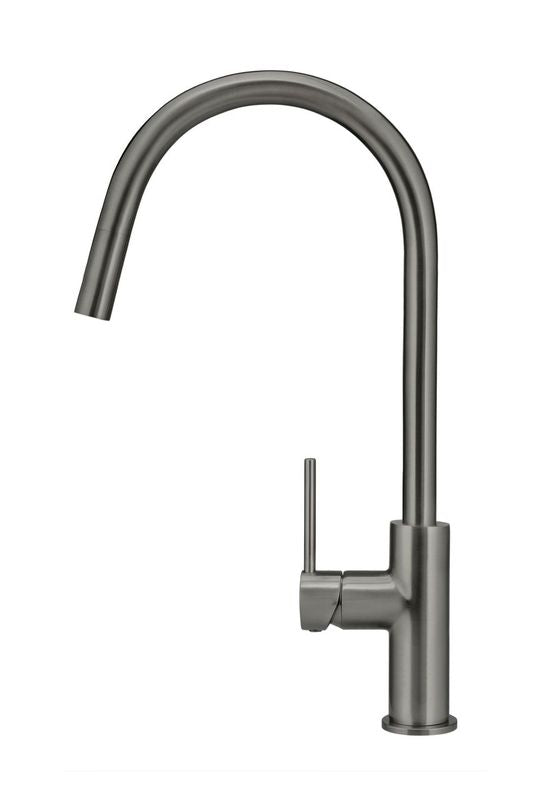 Round Piccola Pull Out Kitchen Mixer Tap - Shadow - Designer Bathware