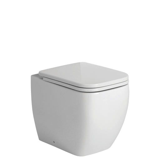 RAK Metropolitan Wall-Faced Suite Gloss White - Designer Bathware