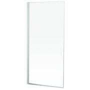 M3 Semi Frameless Swing Bath Screen White