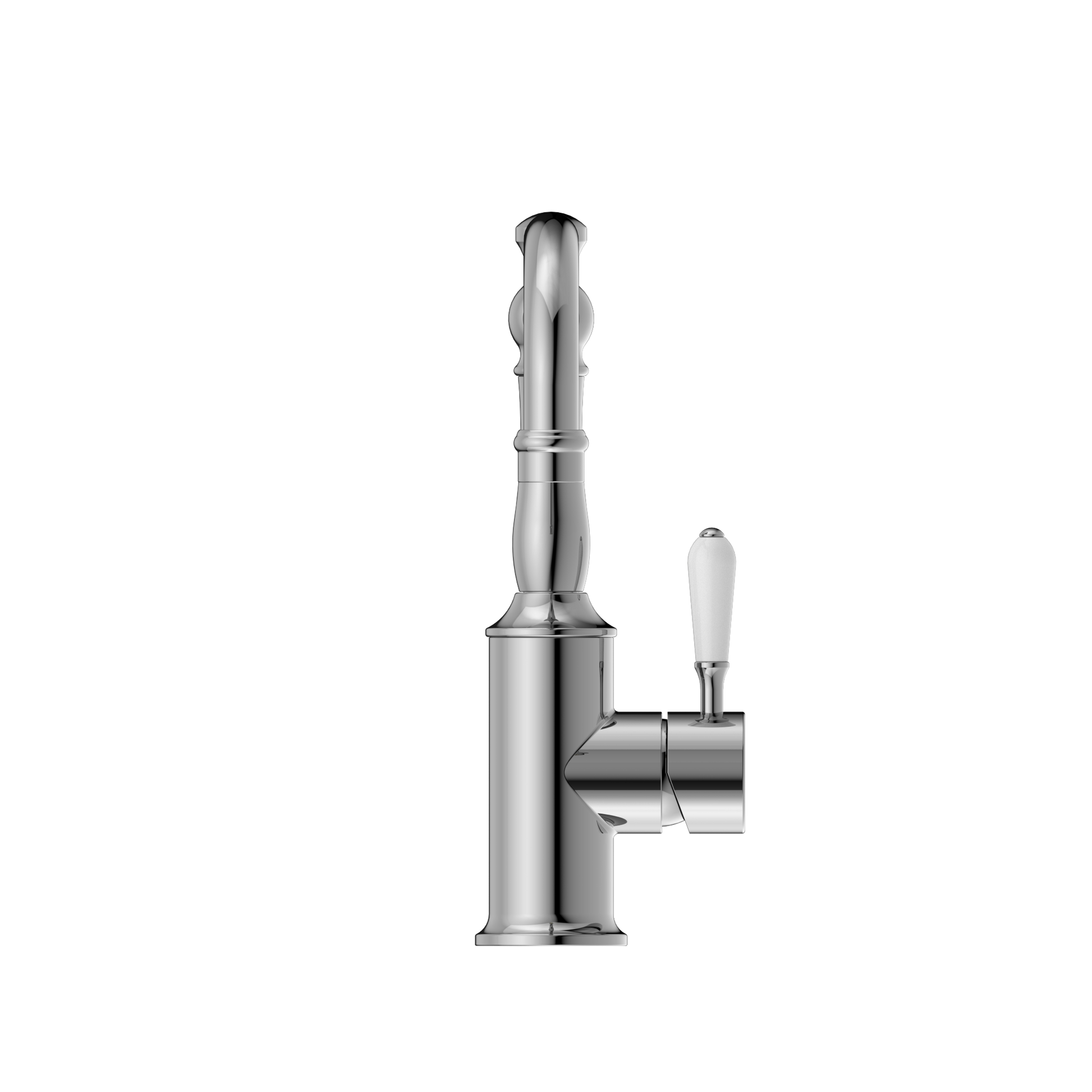 York Basin Mixer Hook Spout - Designer Bathware