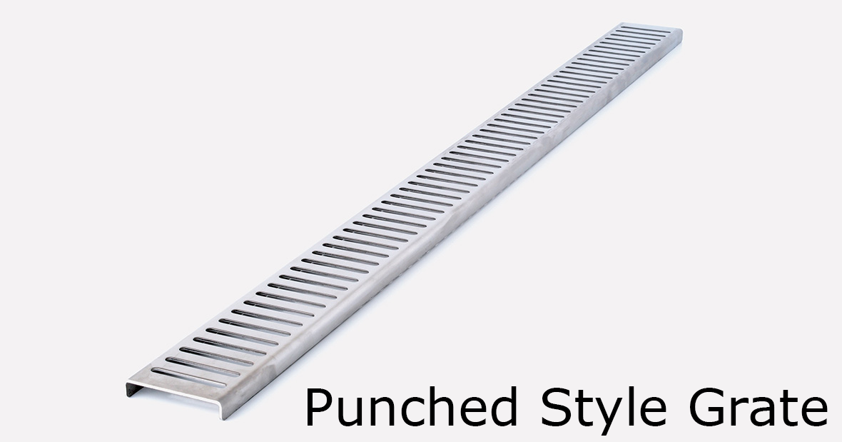 Akril Tile Tray Rear Grate 1500x1000 - Designer Bathware