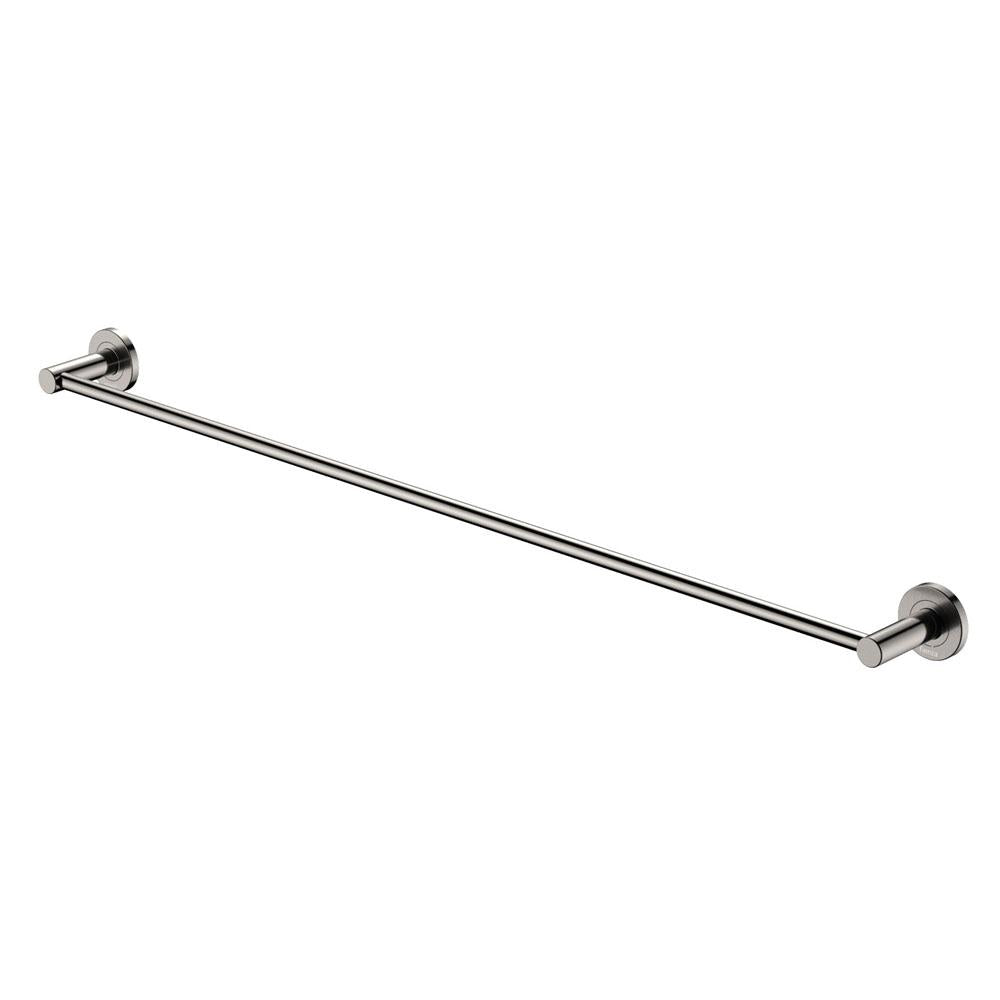Kaya 900 Single Towel Rail Brushed Nickel