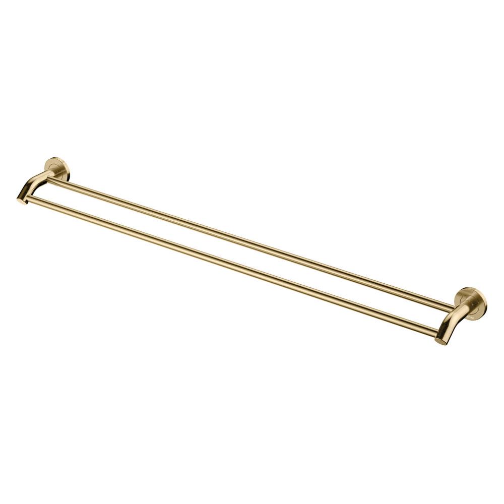 Kaya 900 Double Towel Rail Urban Brass